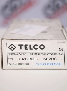 TELCO PA12B003 24VDC PHOTO AMPLIFIER  6 months warranty