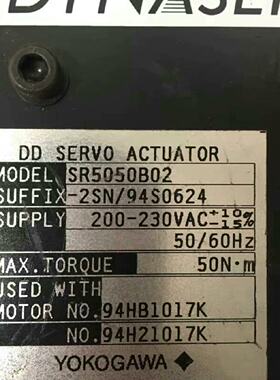 议价SR5050B02DYNASERV驱动器拆机二手测