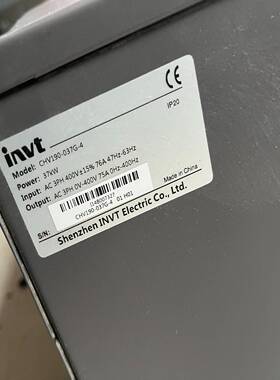 英威腾变频器37KW CHV190-037G-4 拆机包好，一议价商品