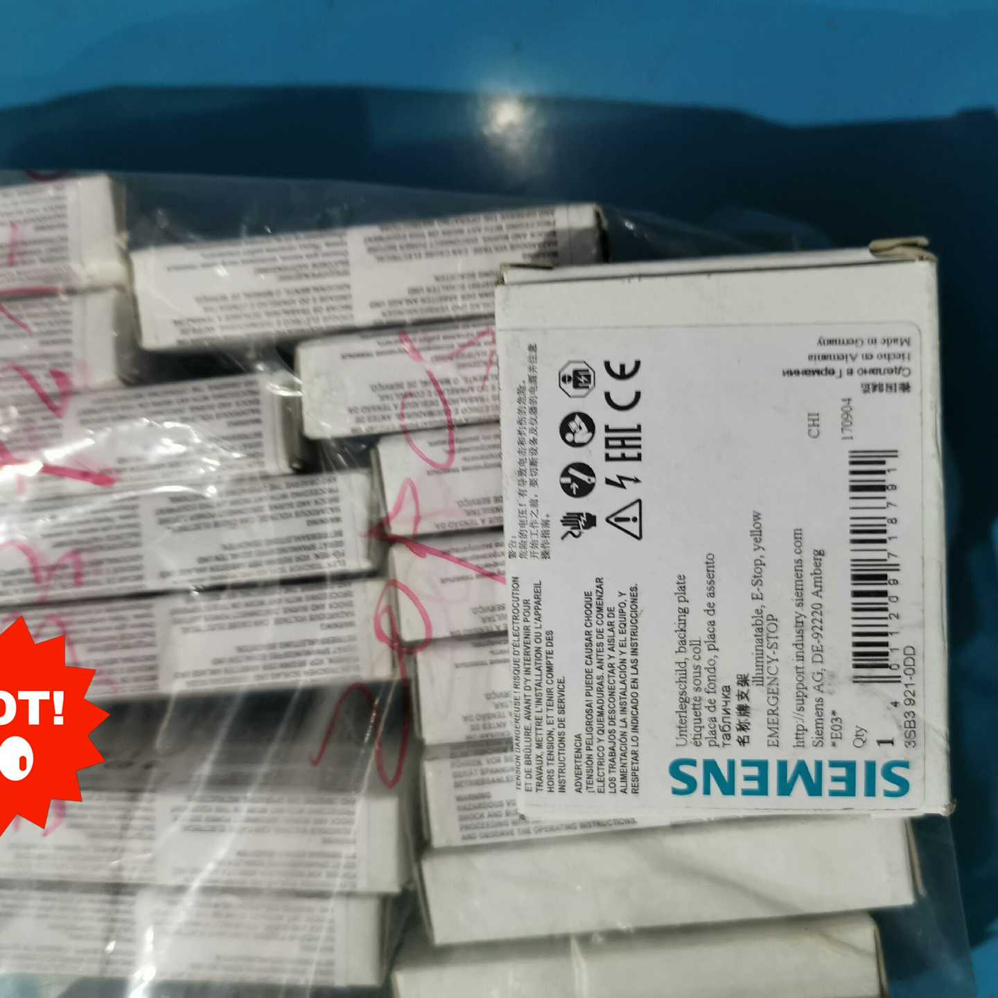 3SB3921-0DD紧急停止背板询价