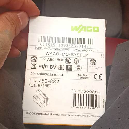 德国WAGO万可模块750882德国原厂生-询