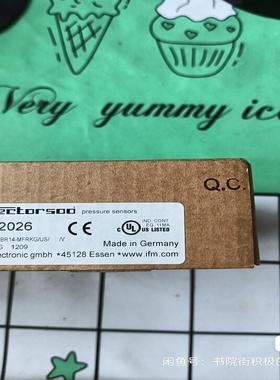 询价~IFM 易福门 PN2026    带显示屏的压力传感器，全