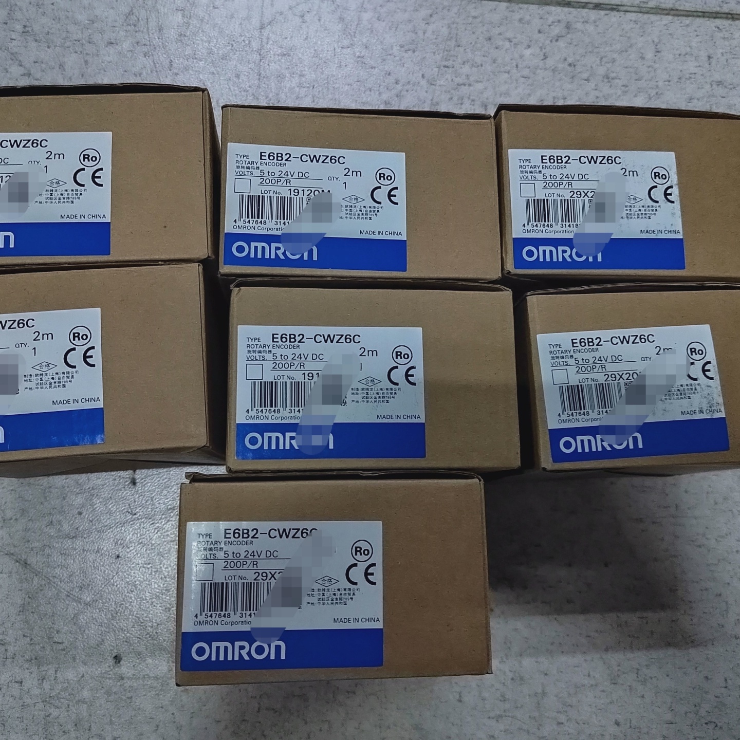 议价欧姆龙编码器E6B2CWZ6C200PR全新正品7个议价