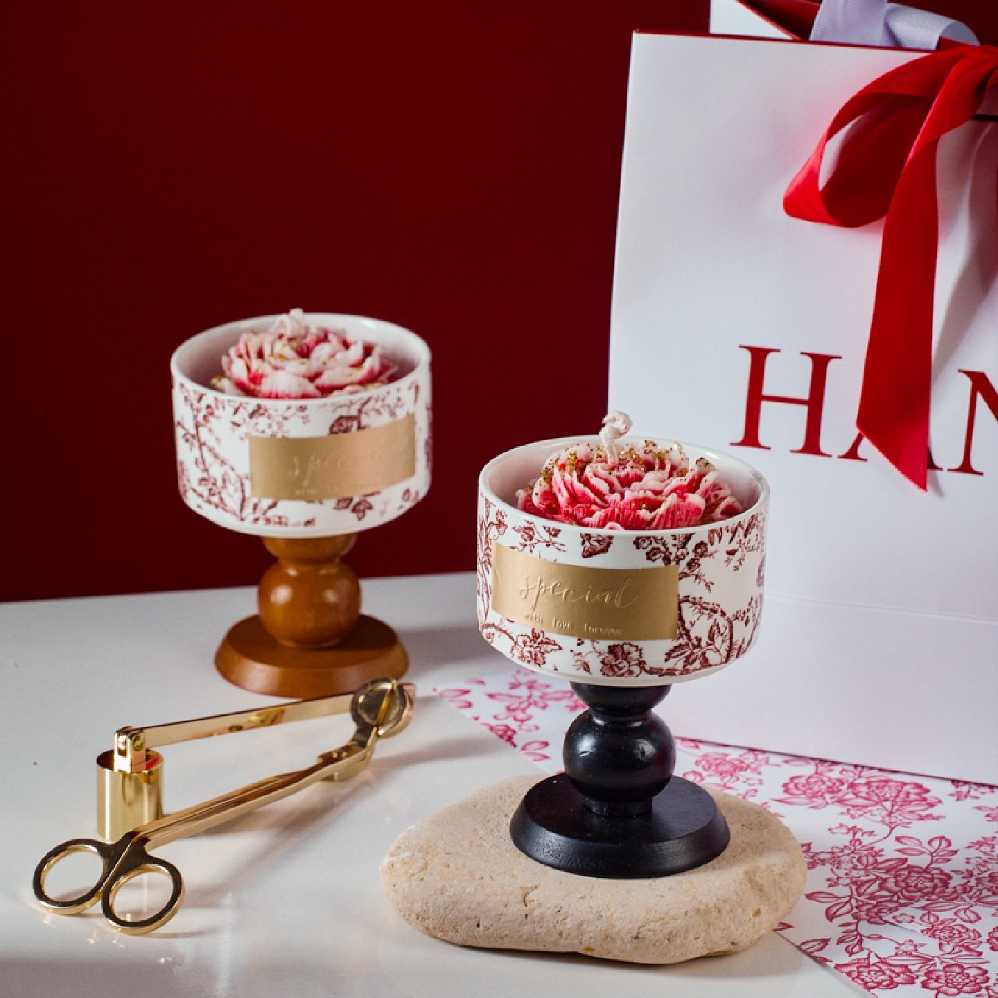 Hana山茶花香薰蜡烛礼盒新婚结婚订婚礼物小众高级感女生闺蜜新人,家居饰品,香薰礼盒,淘宝优惠券,粉丝福利购,淘宝优惠卷