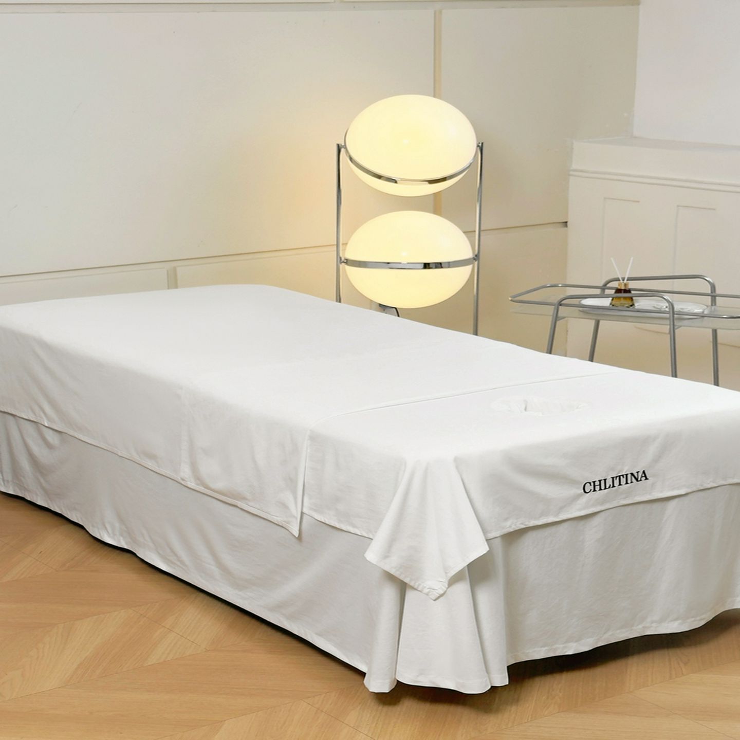 美容院开洞床单趴洞巾被套隔脏防尘罩按摩推拿理疗纯色可定制logo