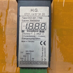 【询价】数字显示器 DV3.001.766B 装备注浆压力显示 推进