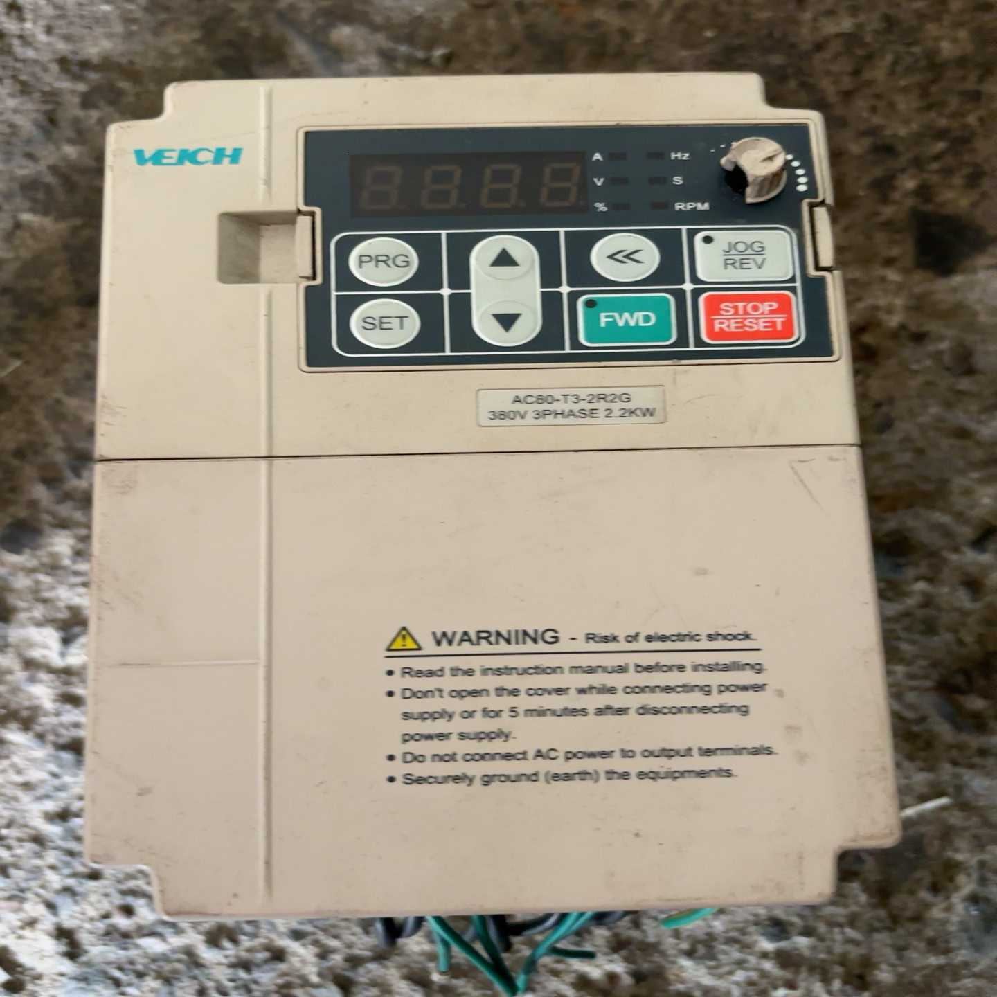 询价伟创变频器AC80-T3-2R2G2.2KW，380V三