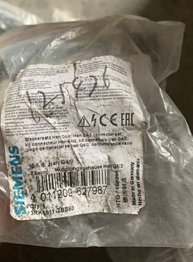 西门子马达启动器插头3RK19112BS60全新未使用