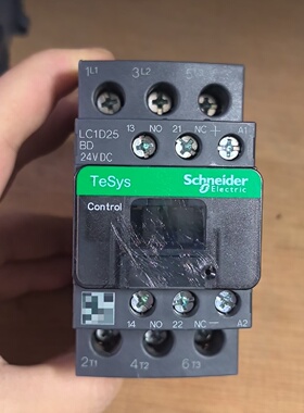 议价直流接触器LC1D25BD黑色控制电压Dc2议价
