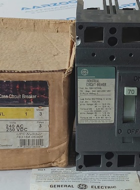 GE TEB13270WL General Electric 70A 3 Pol Geformt Gehuse Schu