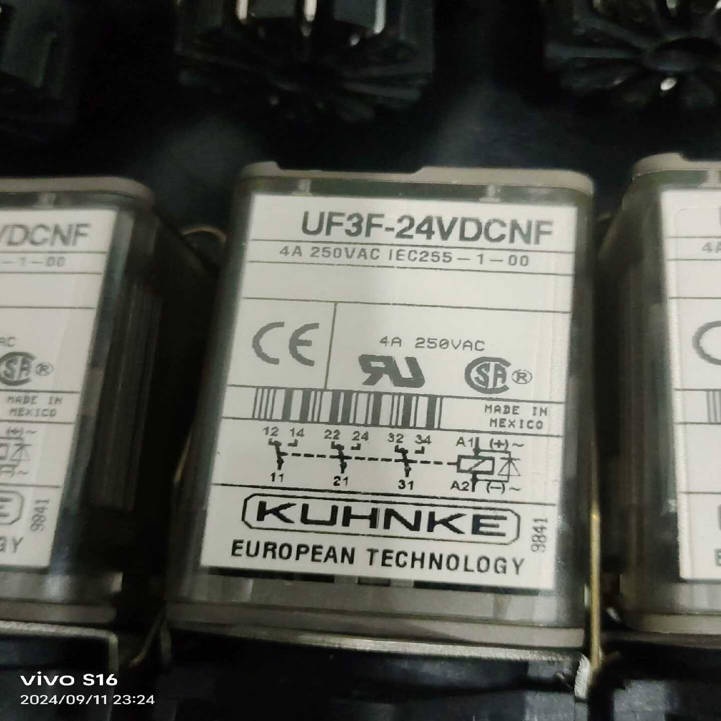 KUHNKE德国UF3B-24VDCN11个脚，成-议价