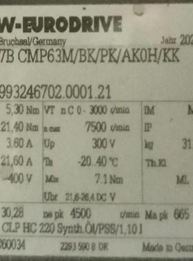 配件SEW伺服电机KA57B CMP63MBKPKAK0HKK全新议价议价