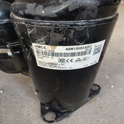 询价美芝ASM135D23UFZ压缩机，电压180V，频率180