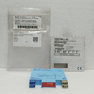 MTL 5022 LoopPowered Solenoid Alarm Screwdriver Intrinsic Se
