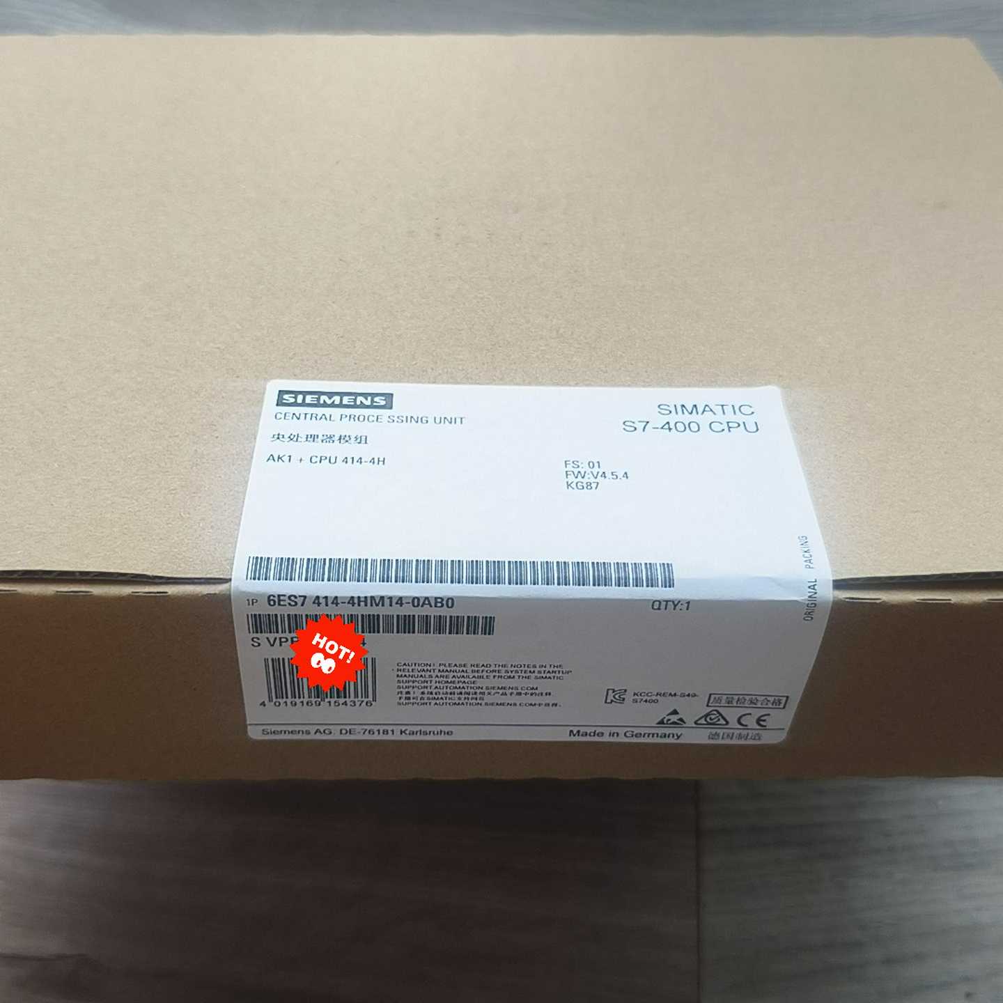 询价~S7-400 CPU模块 AK1+CPU 414-4H