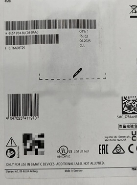 议价25 Years  Simatic Memory Card Model 6Es7 9548L适用