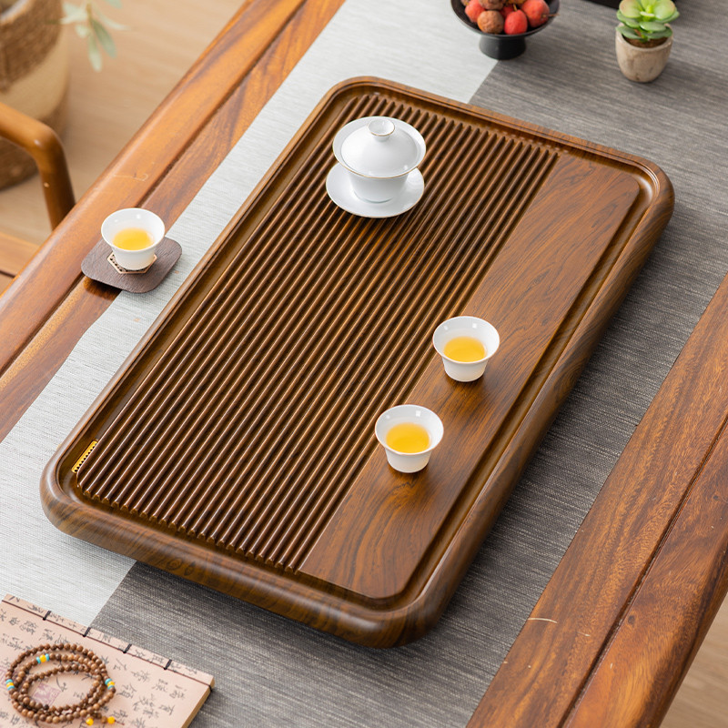 实木茶盘小型客厅家用2022新款简易干泡茶台桌茶具套装电木款
