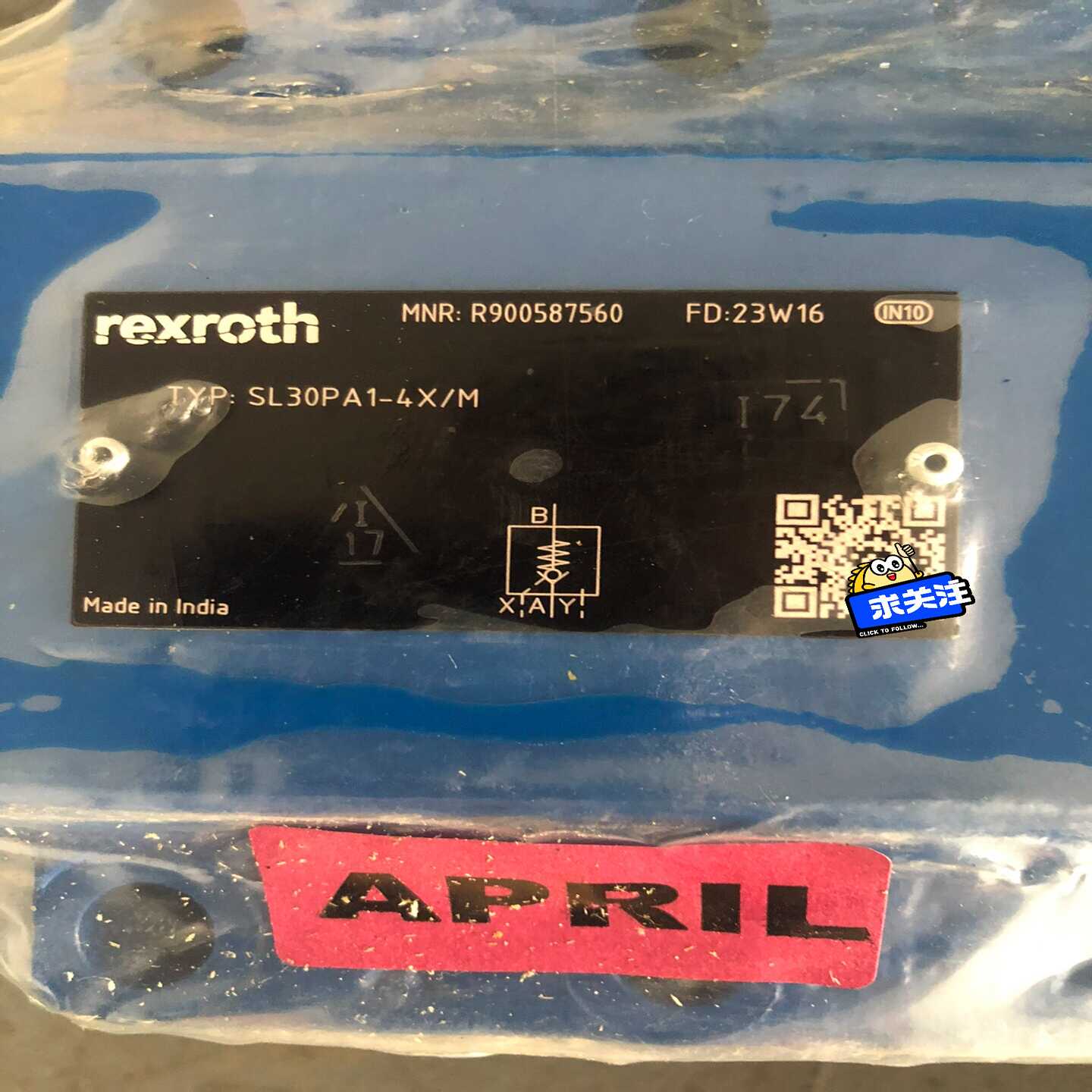 力士乐液压阀SL30PA1-4X/M，力士乐Rexroth原适用