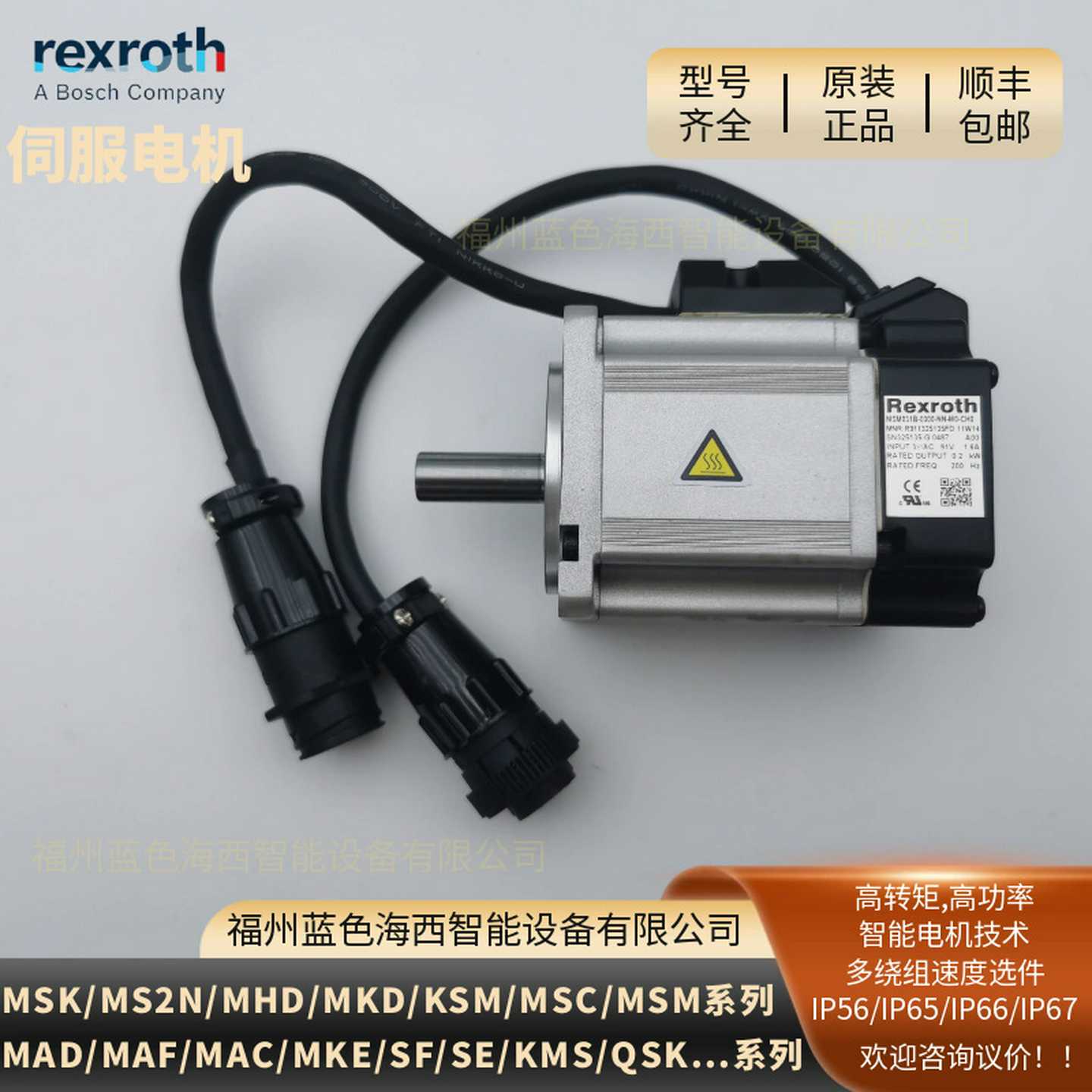 RexrothServoMotorMSM019B-0300-NN-M0-CH1/R911325132原N装