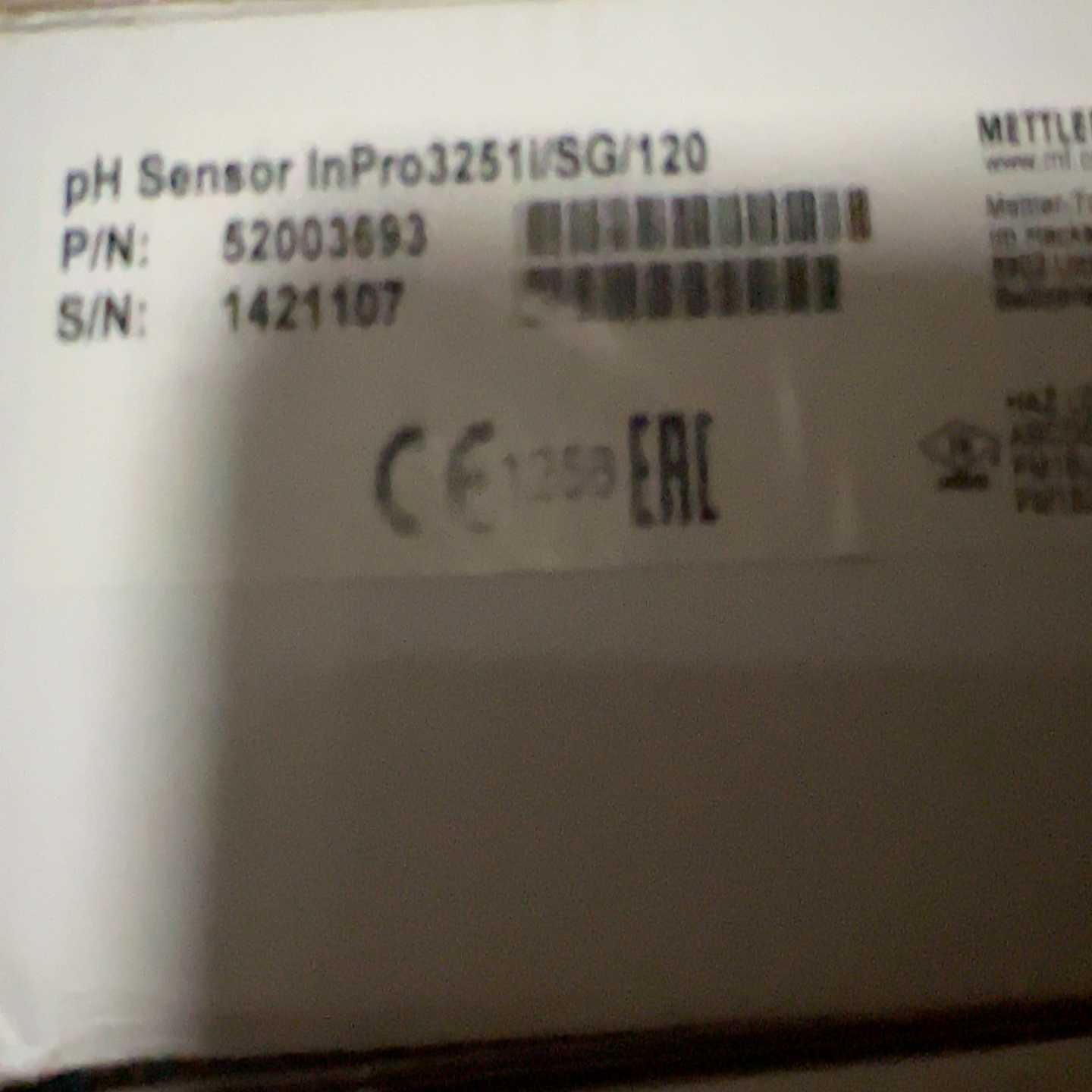 梅特勒托利多PH电极inpro3251i/sg/1205询价