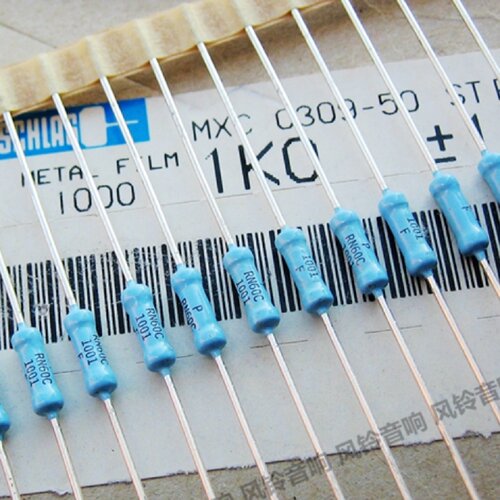 进口 德国 VISHAY RN60C MXC0309 1/2W 1K 0.5W 铜脚 发烧 电阻