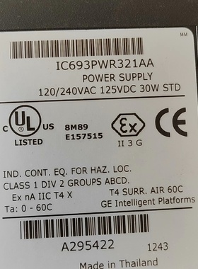 议价GE9030PLC电源模块IC693PWR321AA1议价