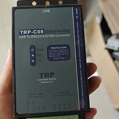 TRPC08光学隔离USB转RS232422485转换-议价