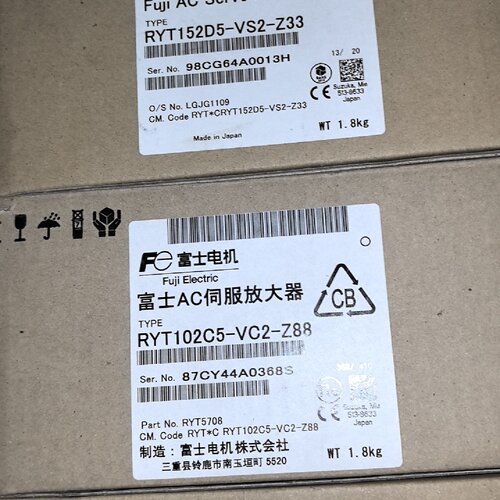 全新原装日本富士伺服驱动器RYT152D5-VS2-Z33，-议价