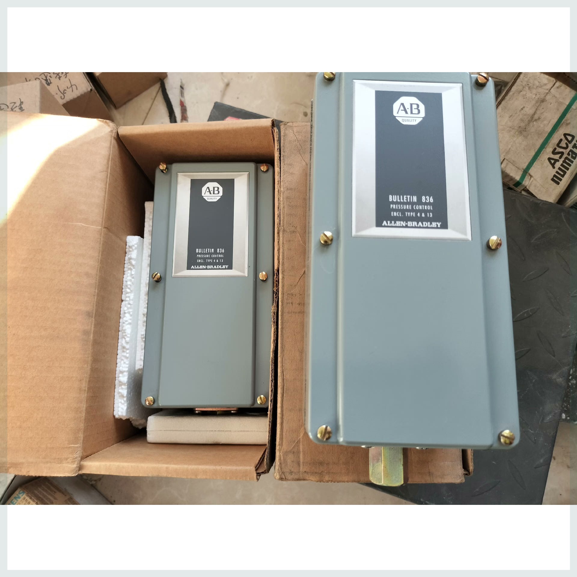 售前询价A-B BLLETIN 836  压力开关836-C2J