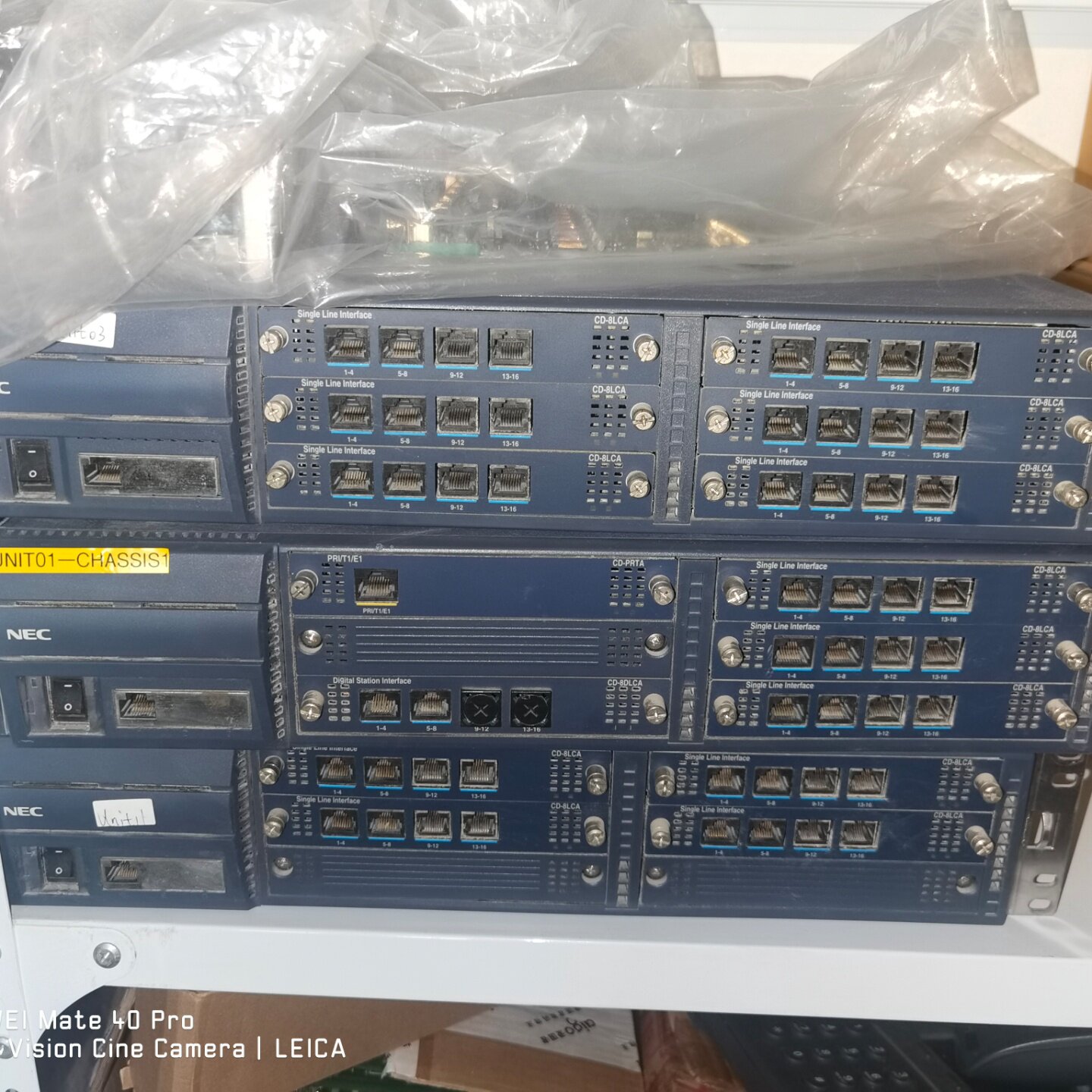 议价necsv8300两台1u主机含5台副机柜两张64路v适用