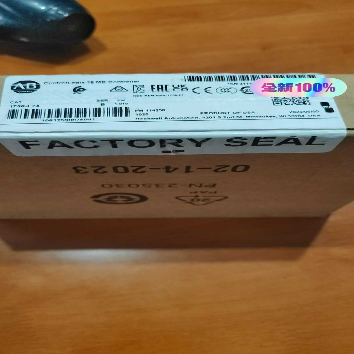 询价1756-L7全新原标原厂质保，标价为实价直接拍。