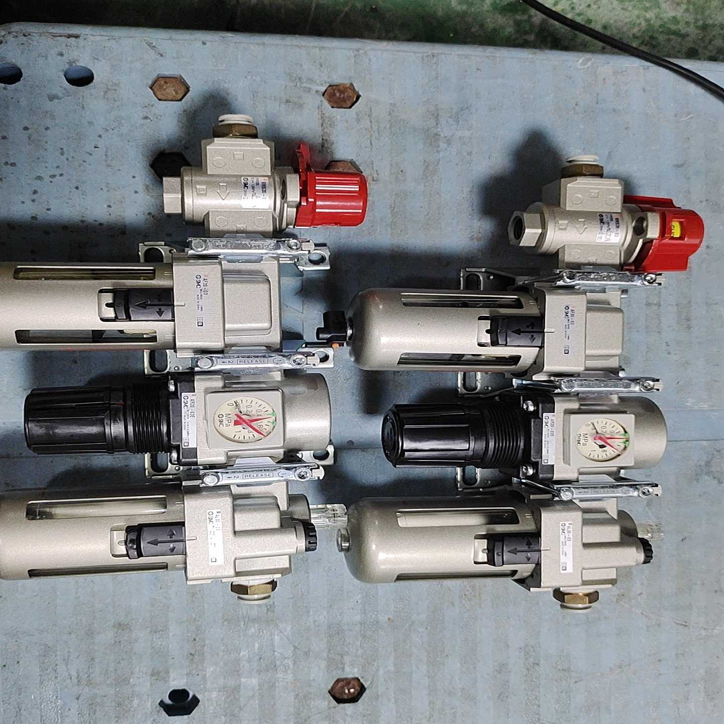 议价SMC原装正品四联组合体过滤器VHS30-03，AF30-0