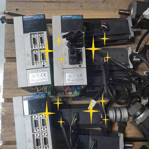 议价Mitsubishi 400W Servo Motor Set Model MrJ2s40A HcK适用