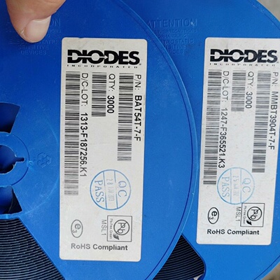 【询价】DIODES美台MMBT3904T-7-F一盘！BAT54T