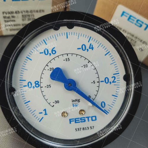 溢价-FESTO费斯托537813真空压力表FVAM63V1