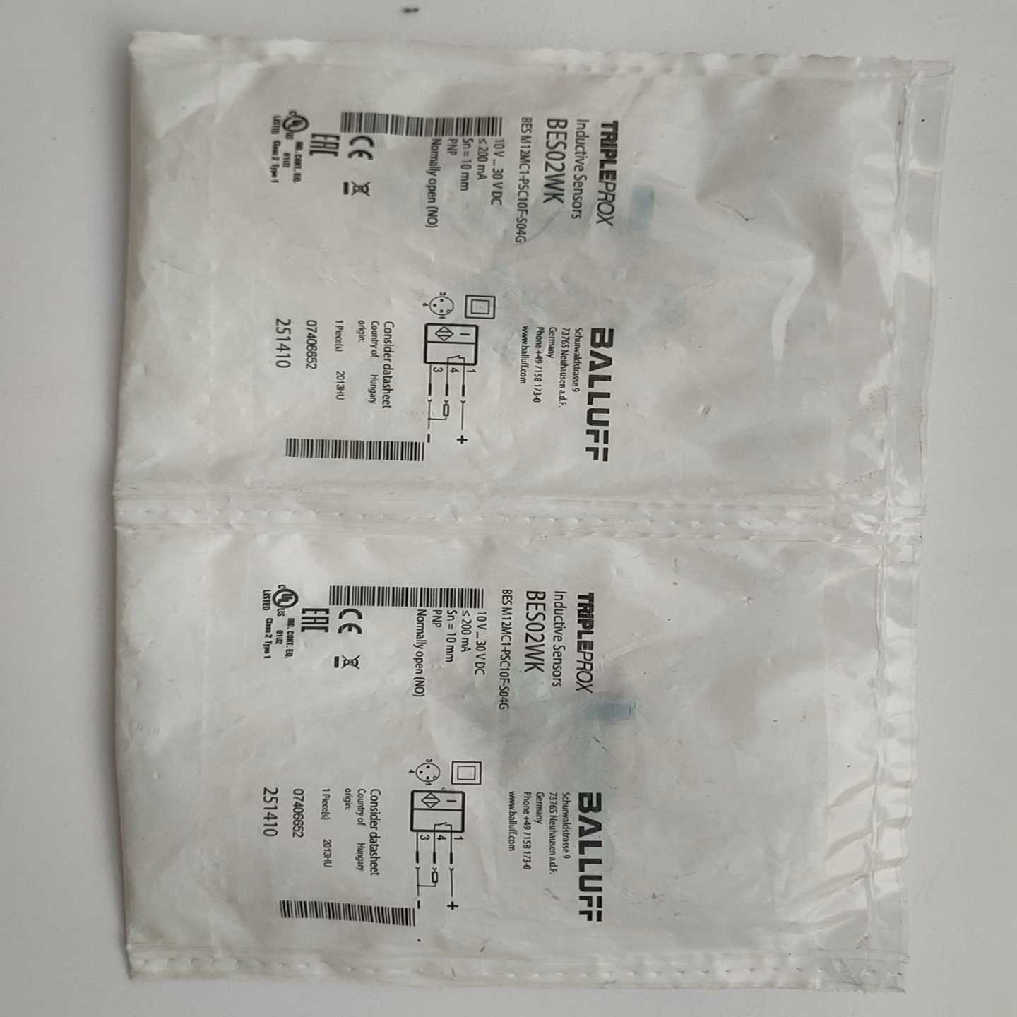 巴鲁夫BES02WK正品全新未使用--议价商品