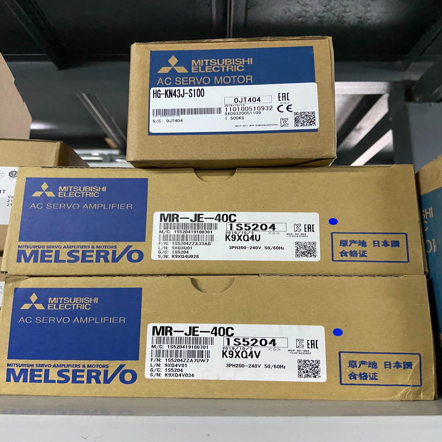 售前询价全新MR-JE-40CHG-KN43J-S100全新原装未-议价