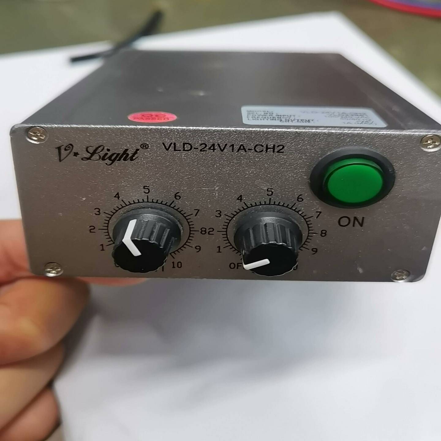 议价纬朗VLD-24V1A-CH2视觉光源电源控制器正品拆