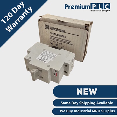 NEW CUTLERHAMMER SPHM2RM0050 HYDRAULICMAGNETIC SUPPLEMENTARY