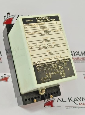 GOSSEN 4824C5190H07 LEISTUNGSMESSUMFORMER POWER TRANSDUCER F