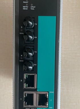 议价MOXA工业交换机EDS-405A-MM-ST，2个光口3个