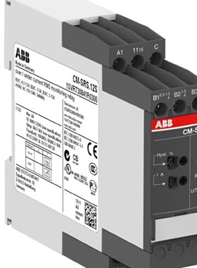 议价原装ABB单相电流监视器CM-SRS.11S, 1c/o, 3mA-1A , 24-240VA