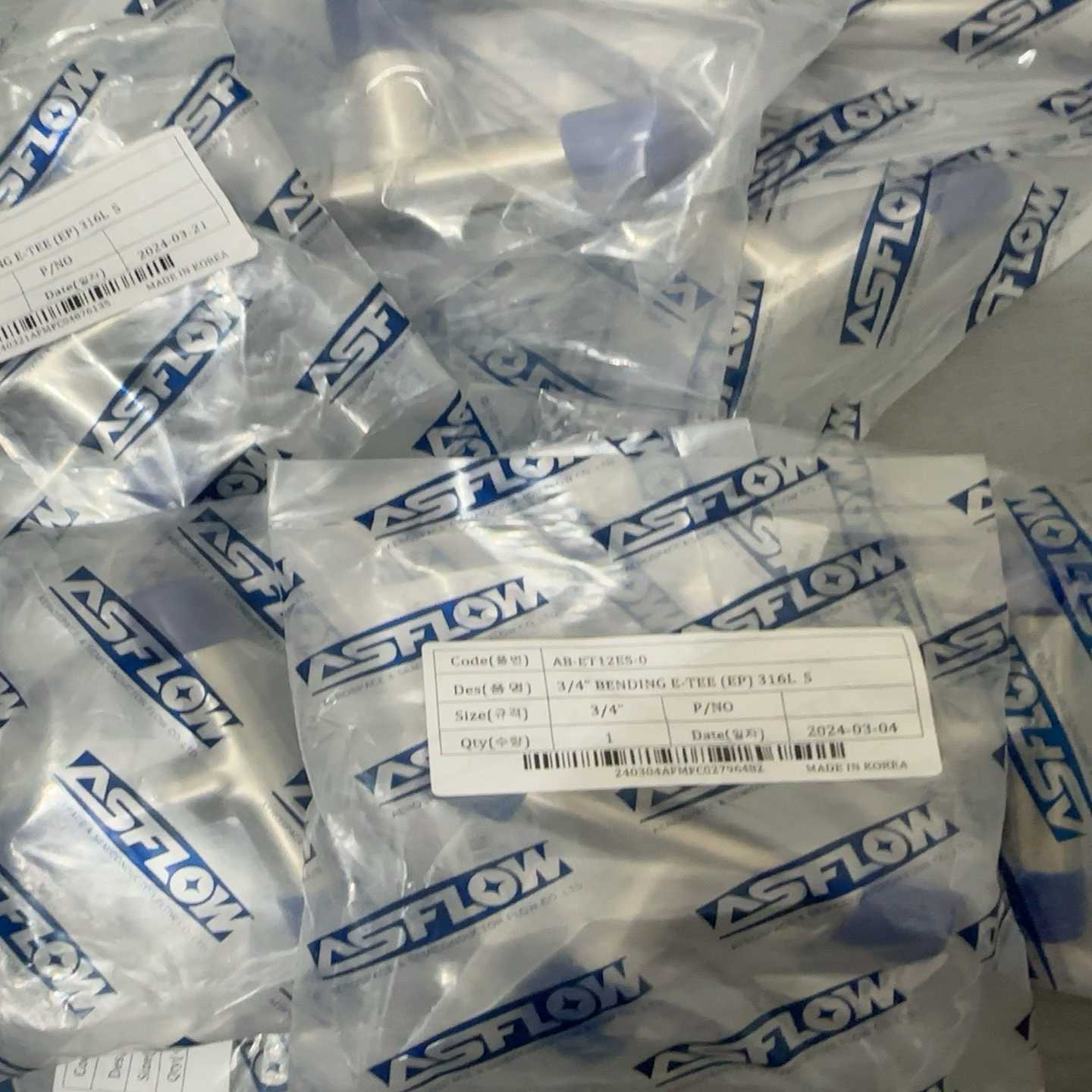（请咨询）ASFLOW  3/4 正三通 EP 41个