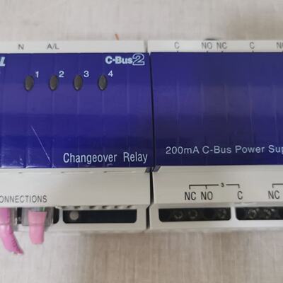Clipsal L5504RVFC 4 Channel Voltage Free Changeover Relay CB