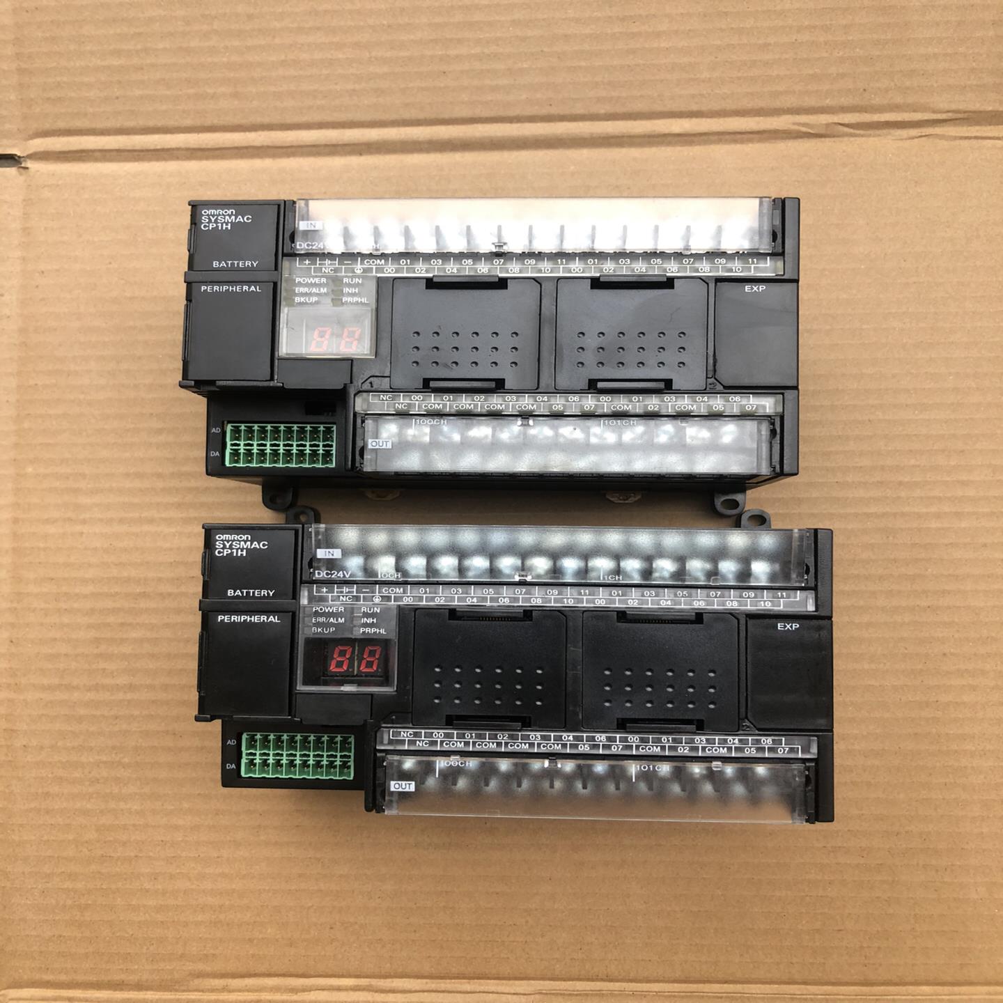 议价欧姆龙plc，CP1H-XA40DT-D，成色漂亮，功能包好