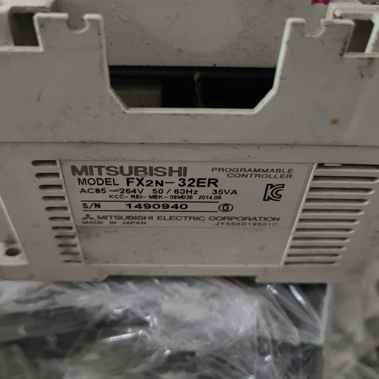 三菱PLCFX2N-32ER出售，实物拍摄，拆机件，AC8--议价商品