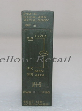 6ES7138-4CB11-0AB0西门子SIMATICDPET200S电源模块6ES7138