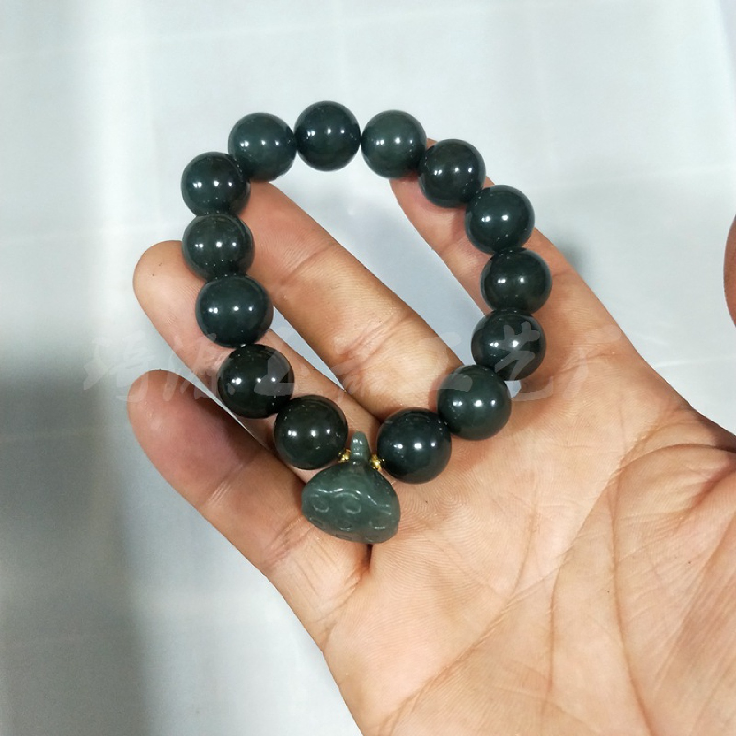 和田玉青玉莲蓬手链手工材料手链项链发簪佛珠散珠  工厂批发