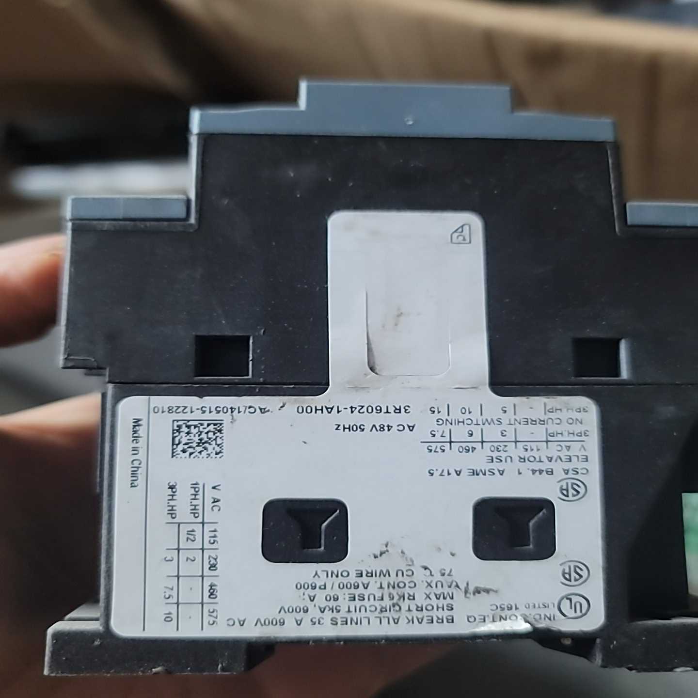 接触器3RT6024-1AH00功能好询价