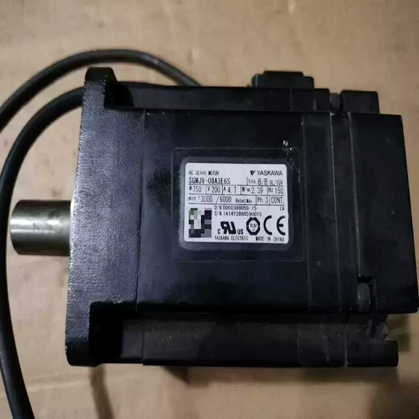 【议价】安川电机，SGMJV-08A3E6S，750W，原裝，功适用